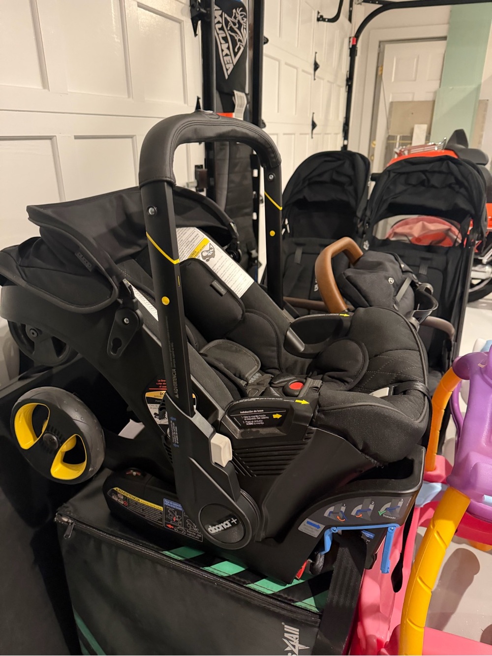 Nuna Black Infant Car Seat Carrier - Secure Travel Seat